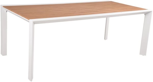 Gartentisch JOHANN - Kunststoff, Natur, 200x100x74cm | Terrassentisch Wetterfest Outdoor Tisch