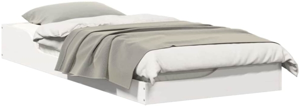 vidaXL Bettrahmen Weiß 80 x 200 cm Massives Kiefernholz 873392 Bild 2
