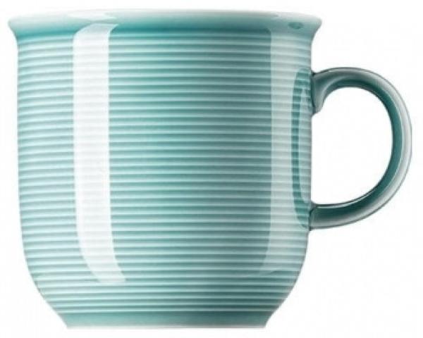 Thomas Trend Colour Becher mit Henkel groß, Henkeltasse, Porzellan, Ice Blue, 360 ml, 11400-401921-15571