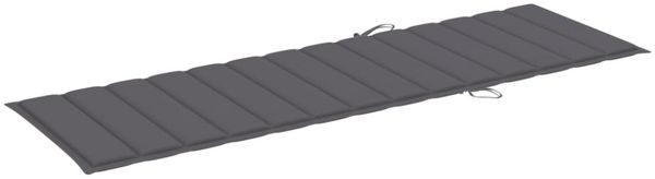 vidaXL Sonnenliegen-Auflage, Oxford-Gewebe anthrazit, 200 x 60 x 3 cm Bild 7