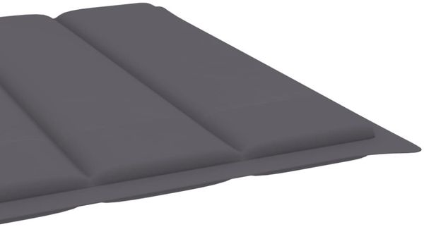 vidaXL Sonnenliegen-Auflage, Oxford-Gewebe anthrazit, 200 x 60 x 3 cm Bild 5
