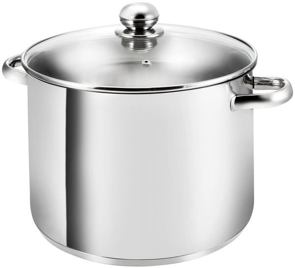 Kopf Kochtopf Grandis 30 cm, Edelstahl, Ø 30 cm, Höhe 22 cm, 15 Liter