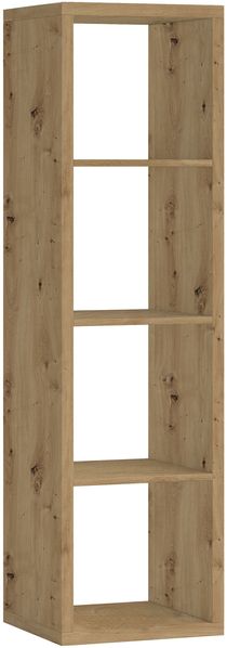 Raumteiler >Style< 4 Fächer, in Artisan Eiche Dekor - 41x147x38cm (BxHxT)