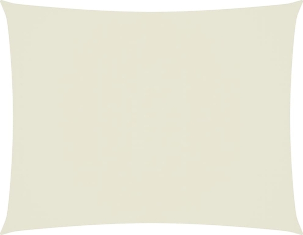 vidaXL Sonnensegel Oxford-Gewebe Rechteckig 6x7 m Creme 135222