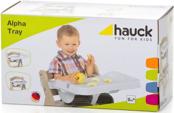 HAUCK 'Alpha Tray' Essbrett mit herausnehmbarem Tablett, kompatibel mit Hochstuhl Alpha+