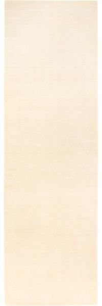Gabbeh Teppich - Loribaft Softy - Teppstar 300 x 80 cm - weiß - läufer