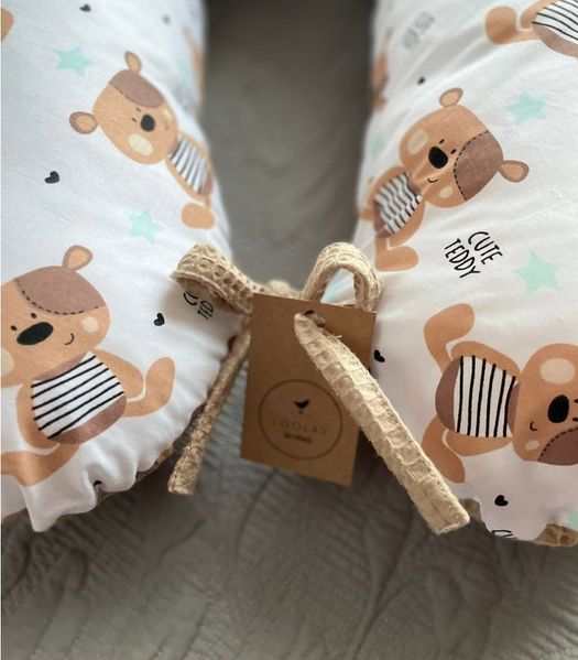 Loolay Stillkissen Waffelpique MINKY Seitenschläferkissen Schwangerschaftskissen Kissen, Attmungsaktive WAFFEL o. angenehm MINKY + GLATT Baumwolle WEICH Stillkissen LOOLAY®, 170 cm Stillkissen + abnehmbar BEZUG, 100% Europäische Stoffe und Kleinserien-...