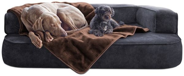 tierlando® Tierdecke Hundedecke LILLY Flauschige Haustier-, Welpen-, Katzen-, Plüschdecke, Kuschelweich, Waschbar