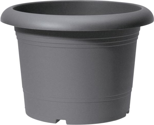 Scheurich Pflanzgefäß Oliver Ø 45 x 45 cm metallic grau