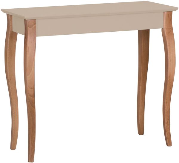 Ragaba 'Lillo' Konsole, MDF & Massives Buchenholz, 85x35 cm, Braun Beige