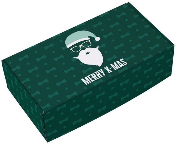 Herz & Heim Geschenkbox für Weihnachtsgeschenke - Geschenkverpackung zu Weihnachten, aus stabilem Karton