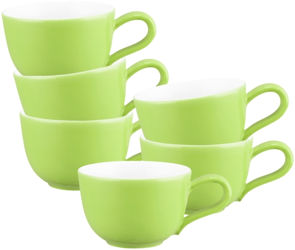 Seltmann Weiden Liberty Pure Colors Espressotasse 90 ml 6er Set - Lime Green