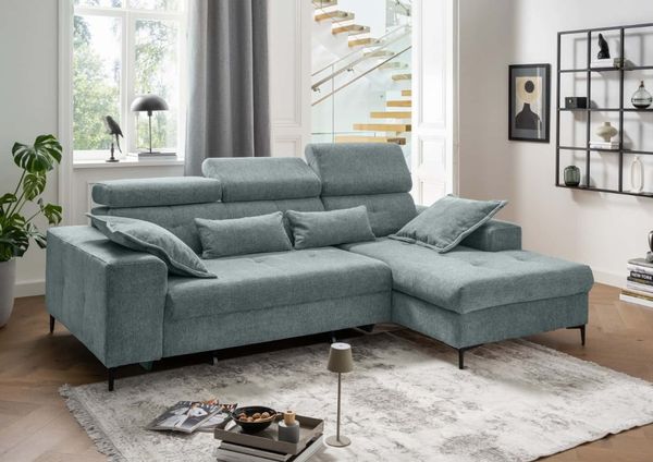 Sofa Neapel von Benformato mit Sitzvorschub und Staukasten