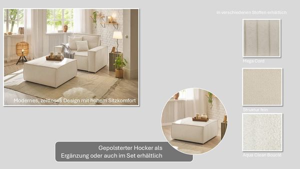 andas Loveseat Finnley (1-St), passend zur Polster-Serie Finnley