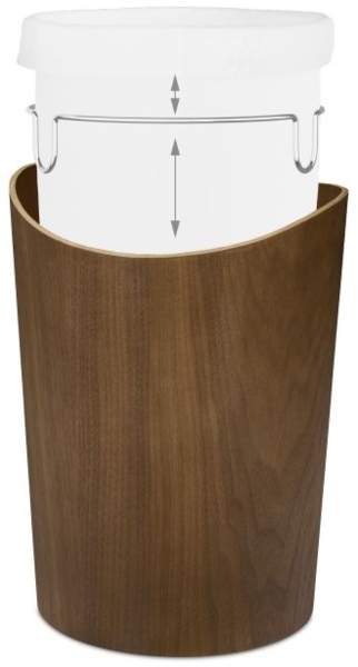 Papierkorb in Holzoptik 9 l 10050747_1692 Bild 5