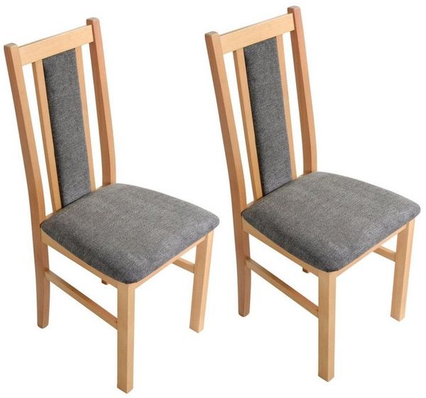 MOEBLO Stuhl BESO 14 (Polsterstühle, Holzstühle, Esszimmerstühle, Massivholz, 2 St), (BxHxT):43x97x40cm