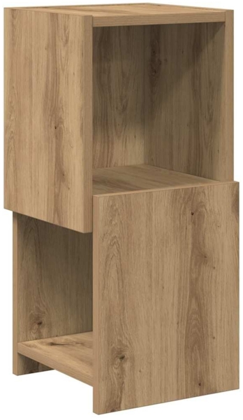 vidaXL Eckschrank Weiß 25,5 x 25 x 55 cm Holzwerkstoff 889828
