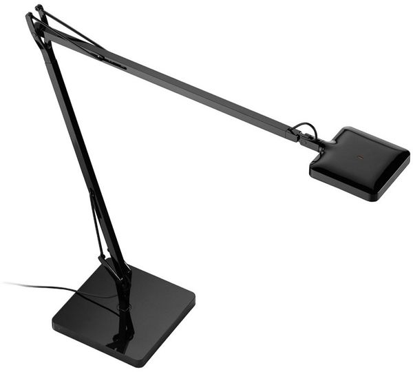 Flos Kelvin Led Basis Tischlampe in der Farbe Schwarz, aus Aluminium, Lichtquelle LED inklusive, 8W, 285lm, 2700K, F3311030