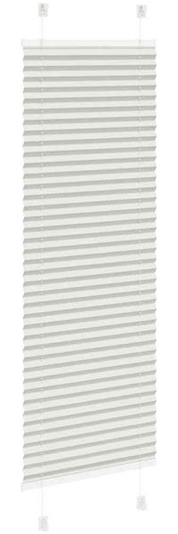 vidaXL Plissee Hellgrau 45x100 cm Stoffbreite 44,4 cm Polyester 4015319 Bild 4