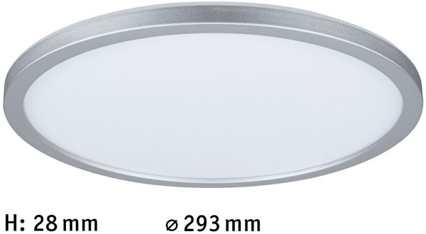 Paulmann No. 71018 LED Panel Atria Shine 293mm RGBW 12W Chrom matt Bild 3