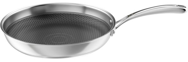 Elo Premium Bratpfanne Relief Evolution, Edelstahl 18/10 (1-tlg), einzigartiges Öl Dosiersystem, Induktion