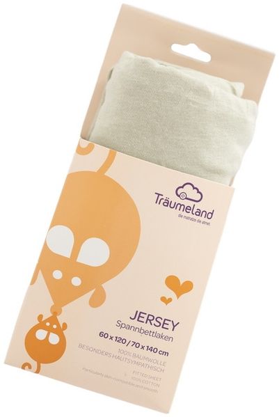 Träumeland Spannbettlaken Jersey desert sage 60x120 cm / 70x140 cm