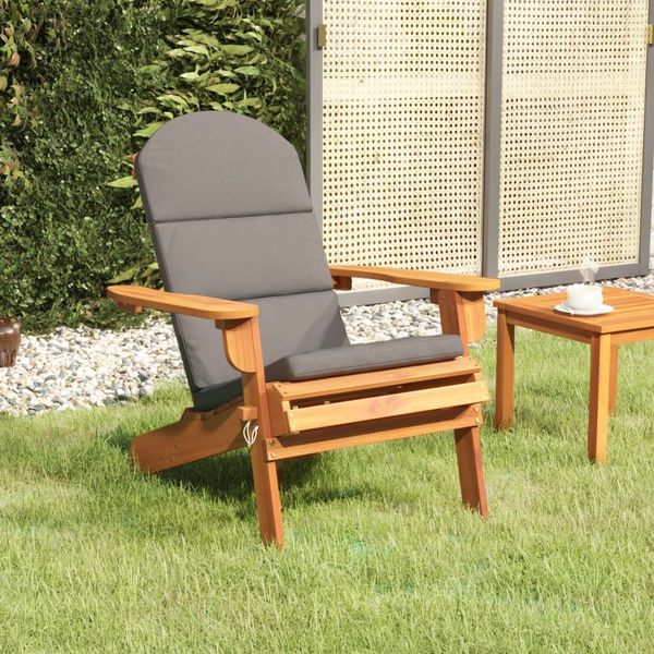 vidaXL Adirondack-Gartenstuhl mit Kissen Massivholz Akazie 360032