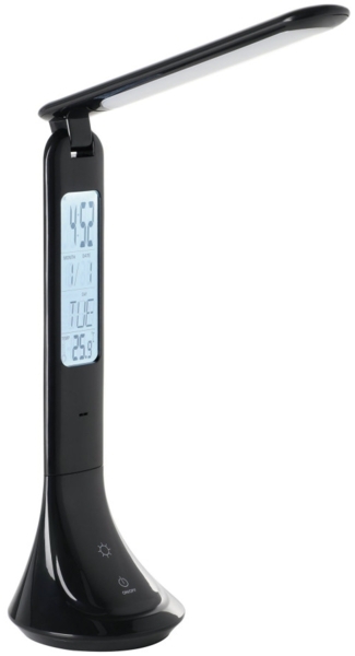 Eglo 75708 BEST CHOICE Tischleuchte COLUCCIA Kunststoff schwarz LED 3,2W 4000K L:19cm B:12. 5cm H:26cm mit Touchdimmer