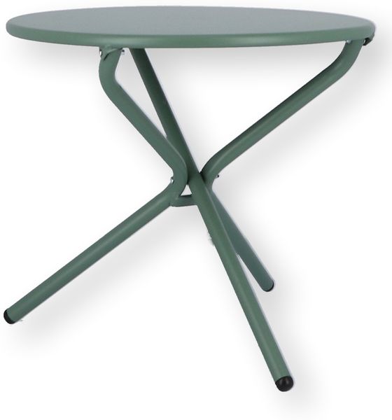 Beistelltisch Tris aus Aluminium, Salbei