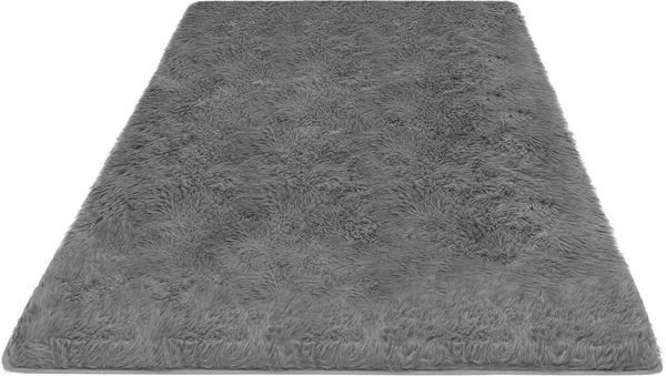 OTTO home Hochflor-Teppich Silky, besonders weich und kuschelig, sehr dichte Qualität, rechteckig, Höhe: 33 mm, rutschhemmend beschichtet, waschbar, uni, Wohnzimmer, Schlafzimmer