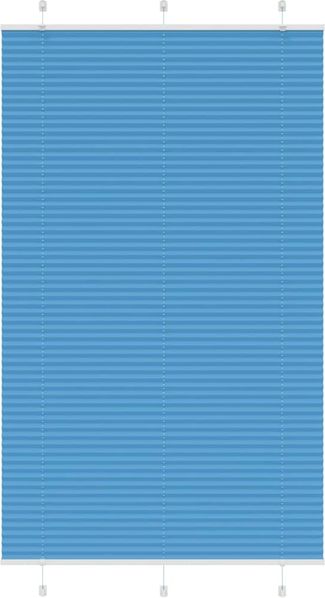 vidaXL Plissee Blau 115x200 cm Stoffbreite 114,4 cm Polyester 4015214