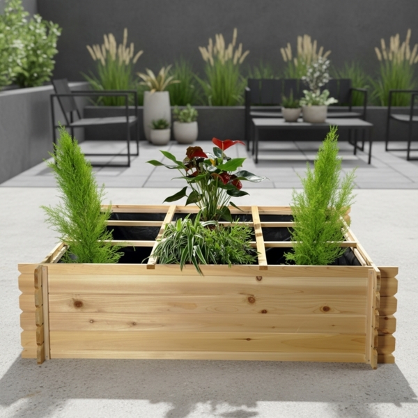 Hochbeet Blumenkasten Gemüsebeet Pflanzbeet Kräuterbeet Blumenbeet Garten