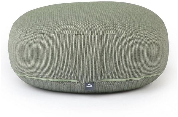 bodhi Meditationskissen BIG RONDO groß-flach Meditationskissen, CLASSIC dobby grün