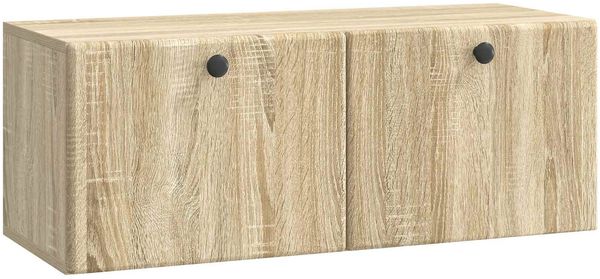 vidaXL Wandmontierter TV-Schrank 78,5 x 31 x 30 cm Sonoma-Eiche 899227