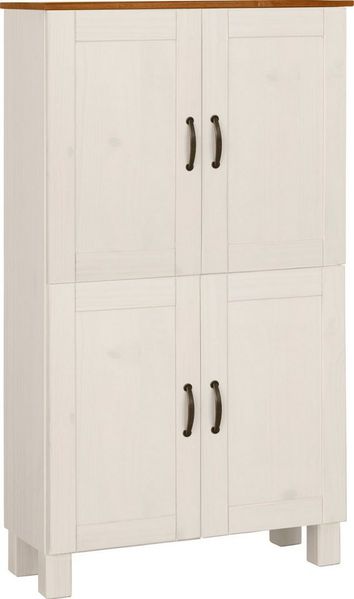 Home affaire Midischrank Rodby FSC®-zertifiziertes Massivholz, Breite 75cm, Höhe 130cm
