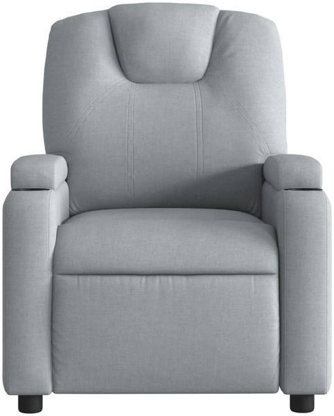 vidaXL Relaxsessel Hellgrau Stoff 372365 Bild 3