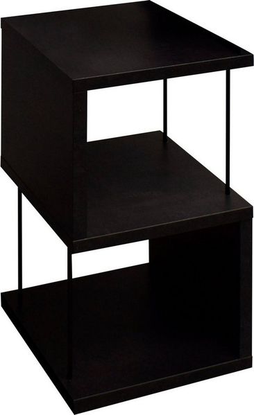 Standregal >Drum< in Schwarzstahl - 33x65x33cm (BxHxT)