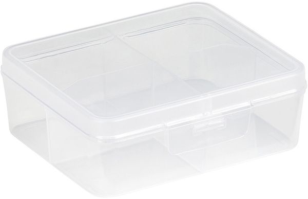 Sunware Sortierbox Q-Line 4 Fächer 14,6 x 13 x 53 cm