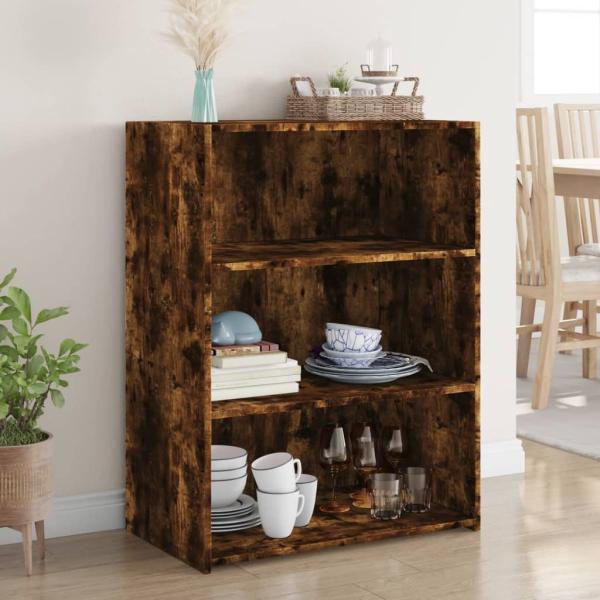 vidaXL Sideboard Räuchereiche 70x41x93 cm Holzwerkstoff 846373