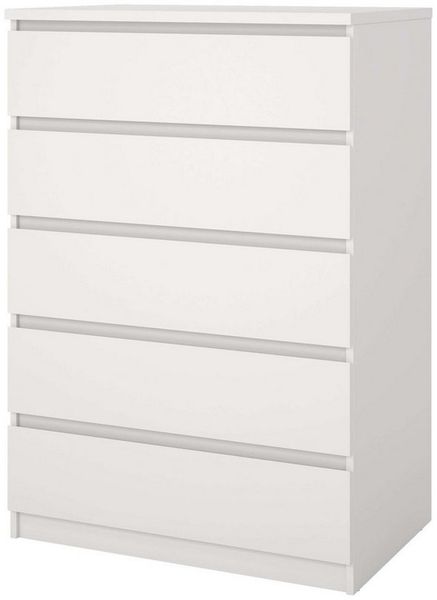 INOSIGN Kommode Naia, Aufbewahrung, 5 Schubladen, Matt-Optik, grifflose Front, Modern, skandinavisches Design, in mehreren Farben, Hoch