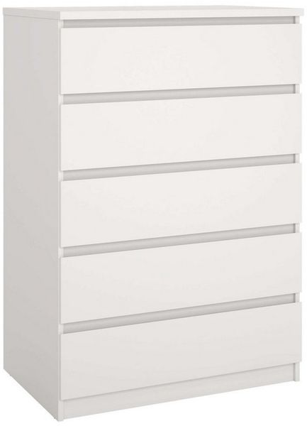 INOSIGN Kommode Naia, Aufbewahrung, 5 Schubladen, Matt-Optik, grifflose Front, Modern, skandinavisches Design, in mehreren Farben, Hoch