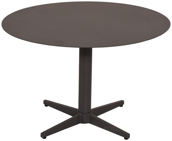 Gartencouchtisch Mill aus Aluminium, modern, anthrazit, rund Ø75 cm, pulverbeschichtet