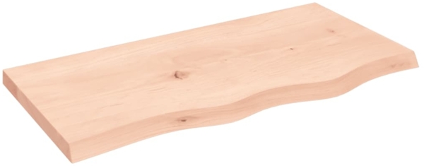 vidaXL Waschtischplatte 80x40x(2-4) cm Massivholz Unbehandelt 3156021