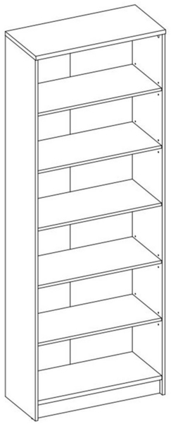 Stella Trading Optimus Regal, Holzwerkstoff, One Size, Buche Nachbildung Bild 2