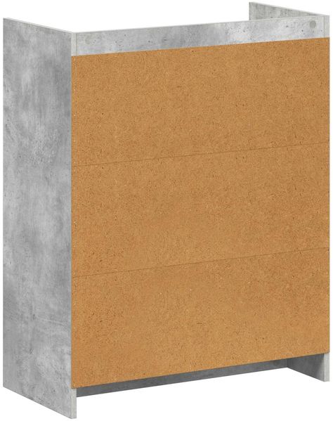 vidaXL Schuhschrank mit Tür Betongrau 73,5 x 36 x 92 cm Holzwerkstoff 8011310 Bild 6