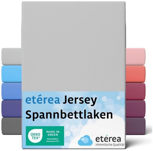 etérea Himmlische Qualität Spannbettlaken etérea Comfort Jersey Spannbettlaken, Jersey, Gummizug: rundum, (1 Stück)