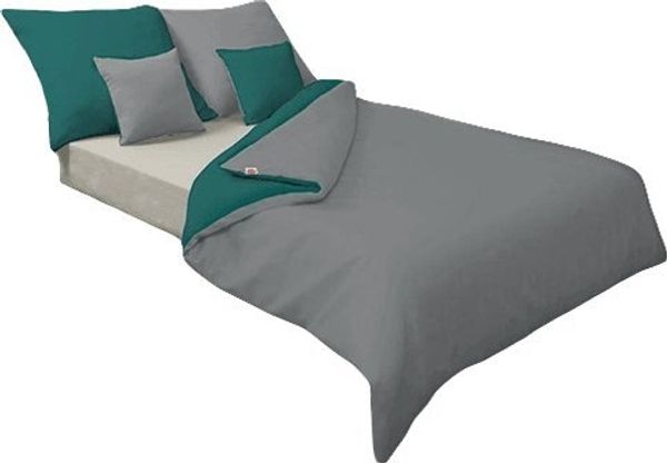 Multitex Bettwäsche 140 x 200 cm 2-tlg Satin Double Face Gold 18