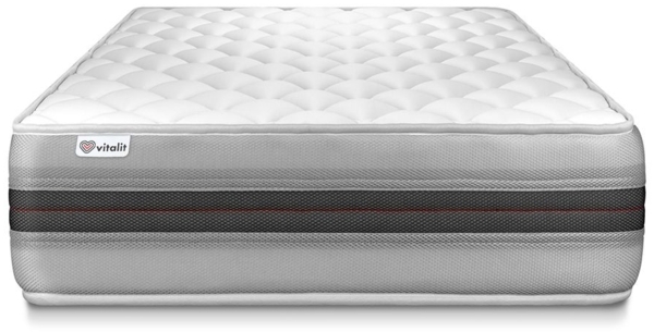 VITALMEMO BACK matratze 120x190 cm, Memory-Schaum, Härtegrad 3, Höhe : 25 cm, 5 Komfortzonen