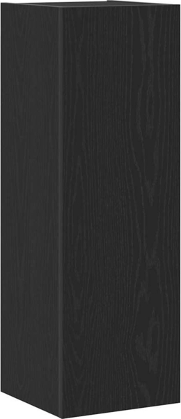 vidaXL Wand-TV-Schrank Schwarz Eichen-Optik 30,5 x 30 x 90 cm 862570