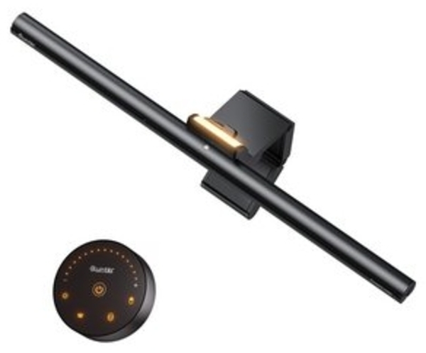 Elegear LED Schreibtischlampe 24W LED Doppelkopf Schwanenhals-Schreibtischlampe mit Klemmarm, Dimmbar, LED fest integriert, 3000K~6500K, Hintergrundbeleuchtung für Curved Monitore – Ideal für PC & Büro Bild 6